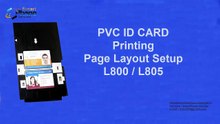 PVC Id Card  (Template)   for Epson L800,