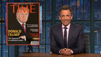 Seth Meyers Mocks Donald Trump's 'Fake News' Time Magazine