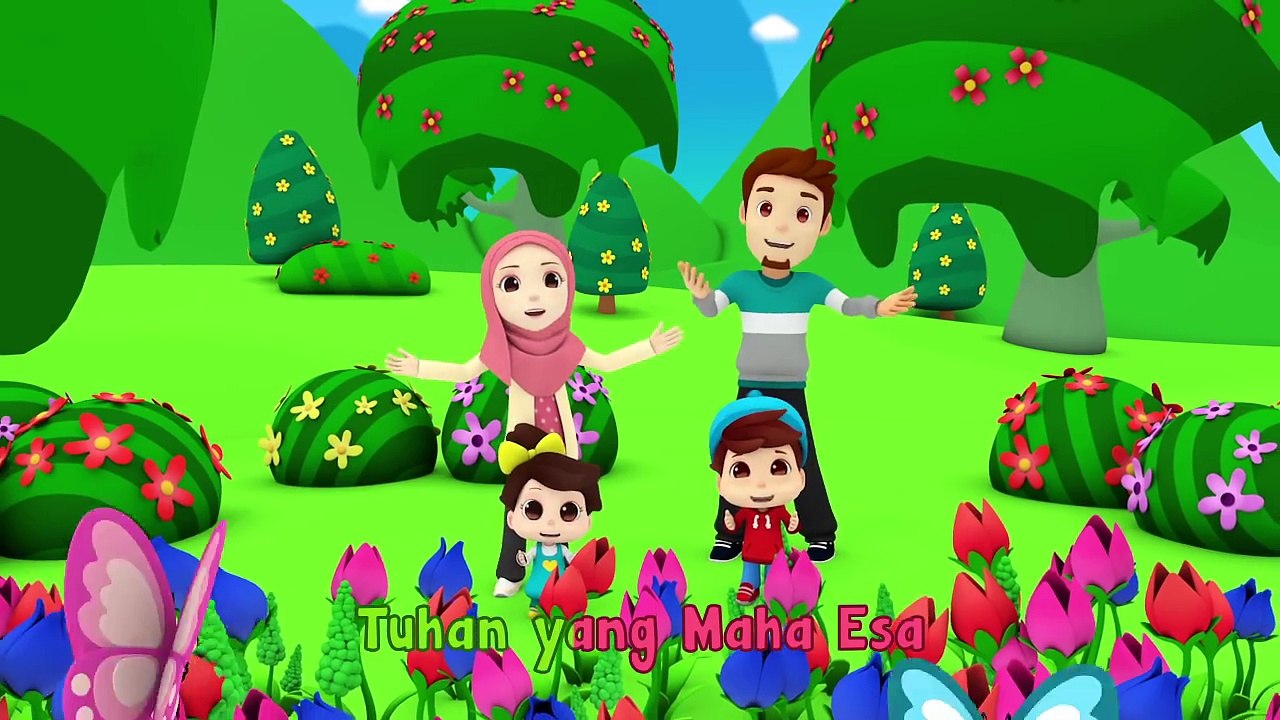 Lagu Kanak Kanak Islam | Sayang Allah dan Nabi | Omar & Hana | Diceriakan Oleh Wildan