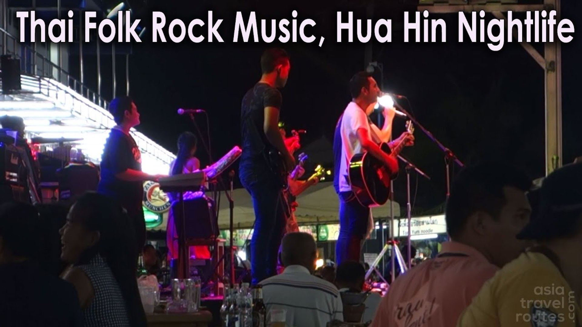 ⁣Thai Folk Rock Music, Hua Hin Nightlife