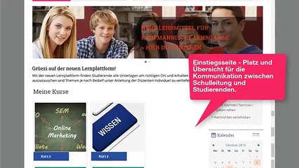 Digitale Lernplattform von Happy Students - Learning Management System