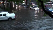 Ciudad de México colapsó tras lluvias equivalentes a dos meses