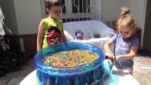 Défi acide ogives avec orbeez balles piscine surprend jouets super Orbiz