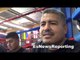 ROBERT GARCIA helps out a fighter from germany who visits oxnard EsNews Boxing