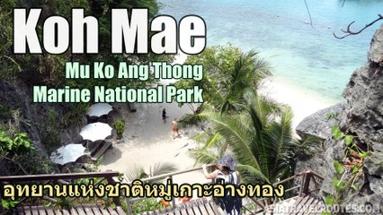 Koh Mae in Mu Ko Ang Thong National Marine Park อุทยานแห่งชาติหมู่เกาะอ่างทอง