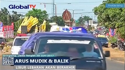 Libur Lebaran Akan Segera Berakhir, Aruh Balik Mulai Terlihat di Gringsing Jawa Tengah