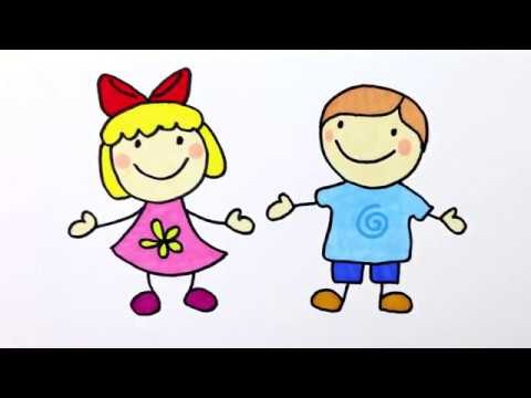 How to Draw and Colouring Kids Learning Coloring Pages for Children 2017