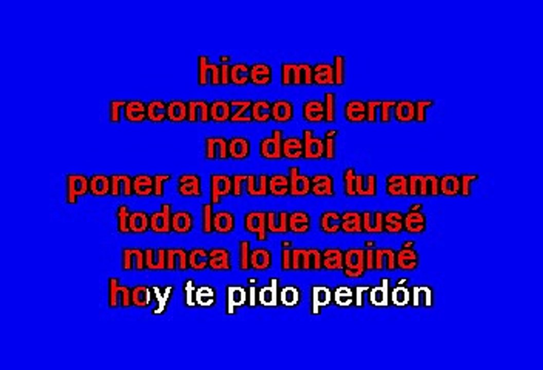 Conjunto Primavera - Perdóname Mi Amor (Karaoke)