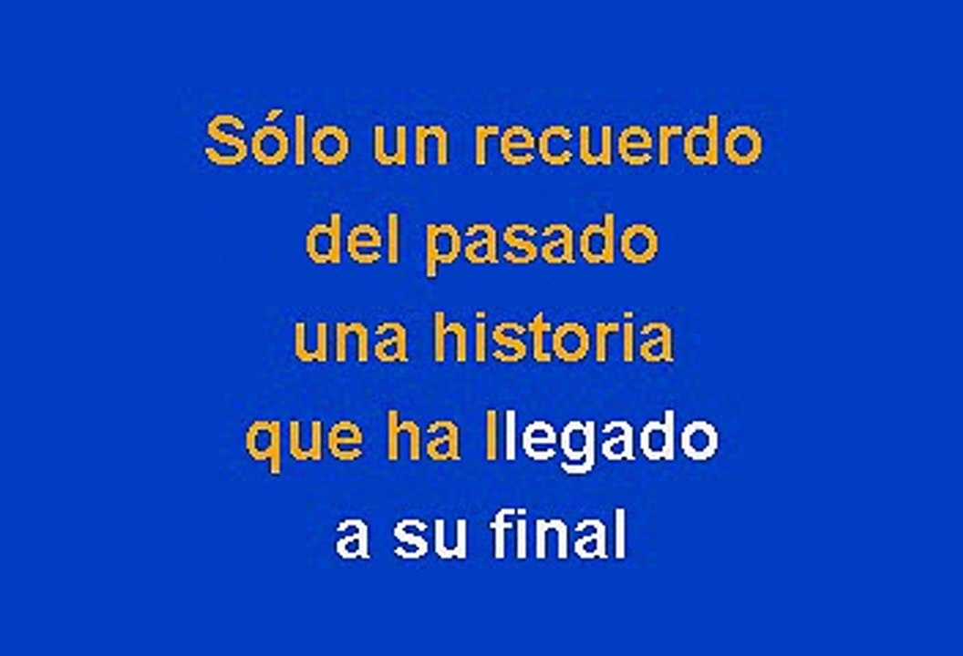 Cristian Castro - Mi Vida Sin Tu Amor (Karaoke)