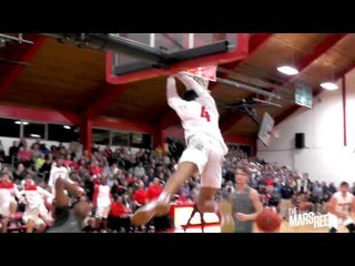 Jericole Hellems catches BIG alley oop vs. SLUH!