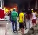 Unas imágenes publicadas en redes sociales reportaron un incendio en el centro de Guayaquil