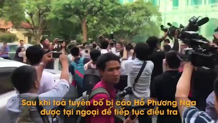 Cao Toàn Mỹ 'cay đắng' rời tòa, đá tung hàng rào vì bị báo chí quây