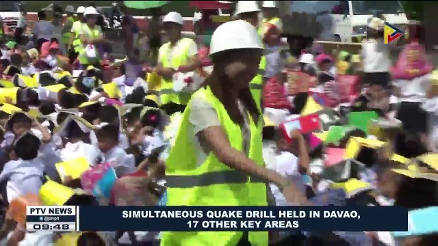 Simultaneous Quake Drill held in Davao, 17 other key areas