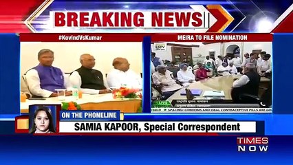 With Sonia Gandhi By Her Side, Meira Kumar Files Nomination For Presidential Election