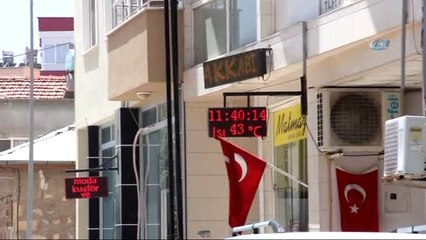 Mersin'de Termometreler 43 Dereceyi Gösterdi