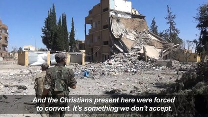Rosaries and rifles: Syria Christians take on IS in Raqa
