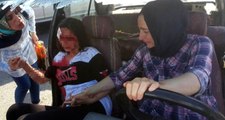 Samsun'da Yürek Burkan Kaza! Kendi Acısını Unutup Kızını Teselli Etti!