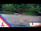 Coches ahogados y el metro fuera de servicio por lluvias | Noticias con Francisco Zea