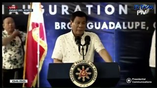President Rody Duterte leads the inauguration of Miranda Bridge II