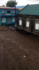 St kitty Being Battered by storm