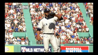 MLB The Show 17 RTTS -SP- NY Yankees 1x90 at Boston Red Sox -First Game in Majors-