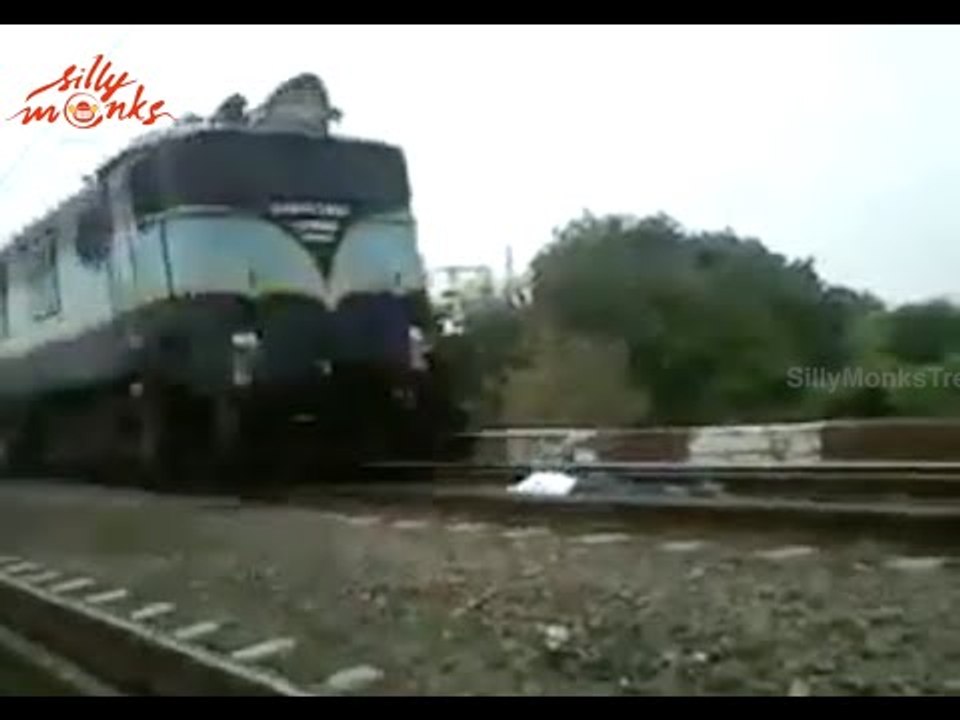 Man Sliding Under Train - Insane - #Adeventerous