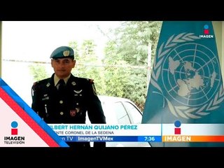Un mexicano en los cascos azules de la ONU  | Noticias con Francisco Zea