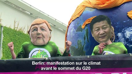 Berlin: manifestation sur le climat avant le sommet du G20