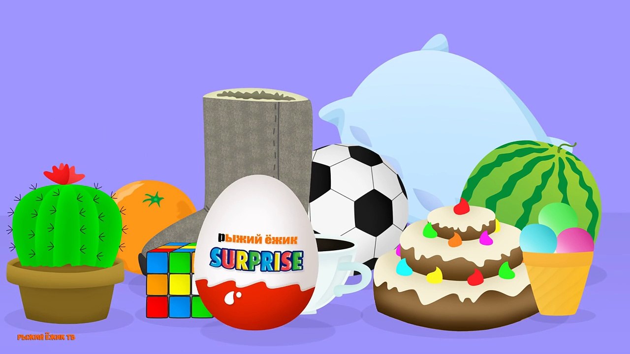 Tous les et dessins animés en rang série Kinder Surprise Fixiki Masha Medved disant que Luntik