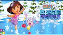 Aventure dora explorateur Jeu de la glace patinage spectaculaire le le le le la hiver dora