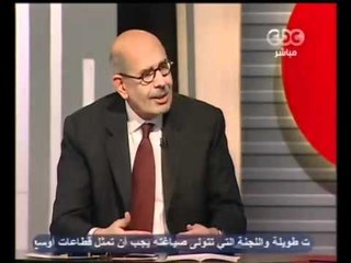 البرادعي - الحل فيما يحدث الأن فقط هو التوافق الوطني