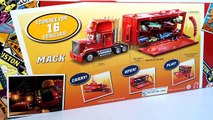 EXCLUSIVE Mack Truck Carry Case Disney Cars Display Store 16 Diecast Cartoys Pixar Cars2 r
