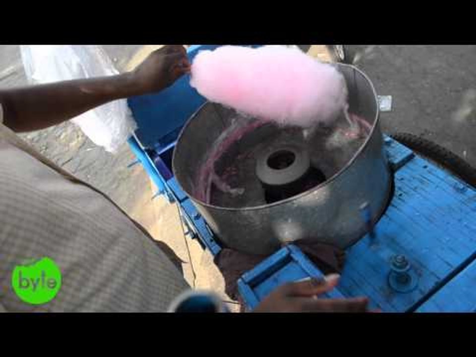 How To Make Cotton Candy, Candy Floss, Fairy Floss, Hyderabad Street Food