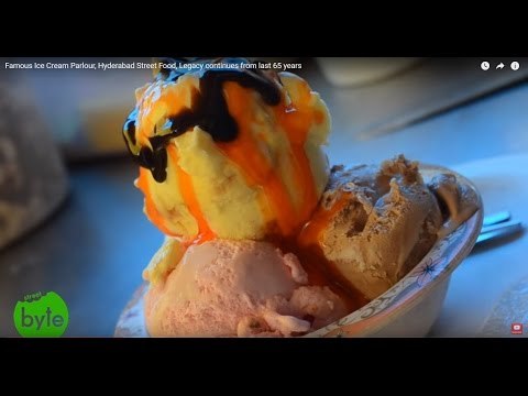 Famous Ice Cream Parlour, Hyderabad Street Food, Legacy continues from last 65 years