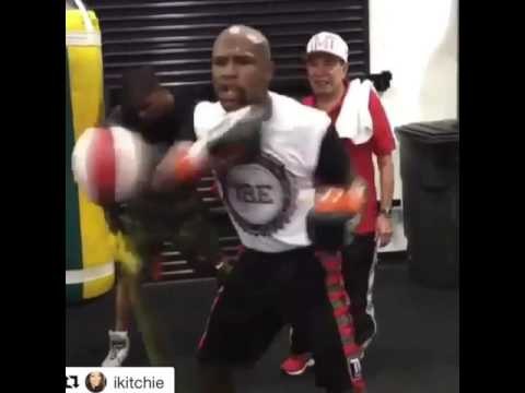 Floyd Mayweather Amazing Skills Never Misses A Single Punch! esnews boxing