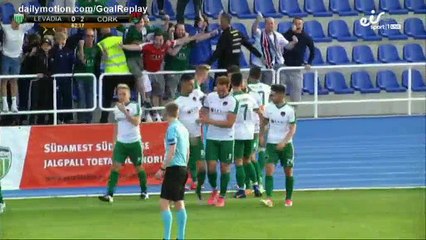 Steven Beattie Goal HD - Levadia 0 - 2 Cork City - 29.06.2017 (Full Replay)