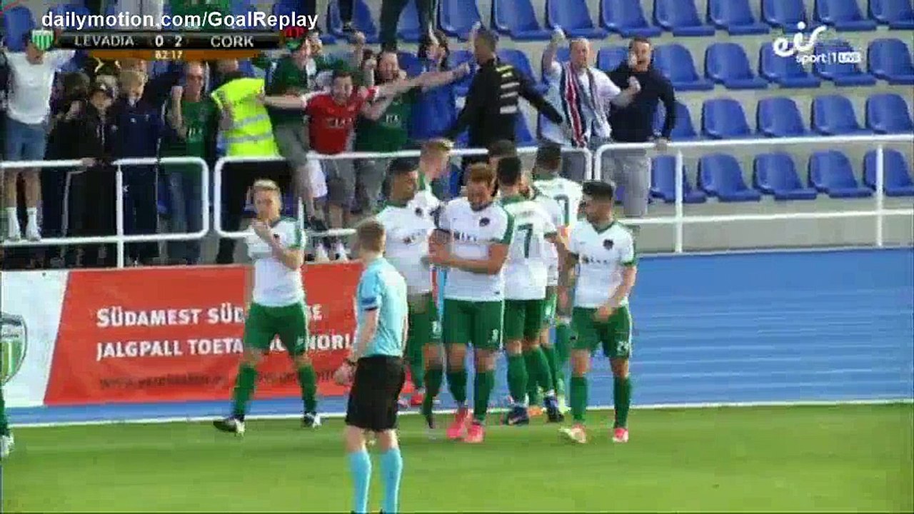 Steven Beattie Goal HD - Levadia 0 - 2 Cork City - 29.06.2017 (Full Replay)