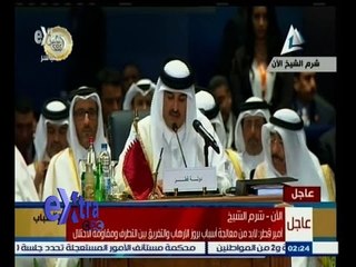 #غرفة_الأخبار | كلمة أمير قطر الشيخ تميم بن حمد في القمة العربية