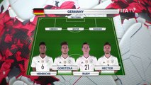 Germany v Mexico -Team Lineups - 29.06.2017