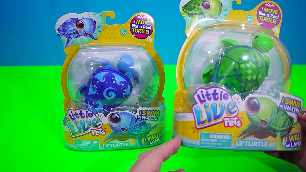 И Дети Дети ... лил лил мало жить час домашние питомцы играть Обзор игрушка Игрушки черепаха распаковка |