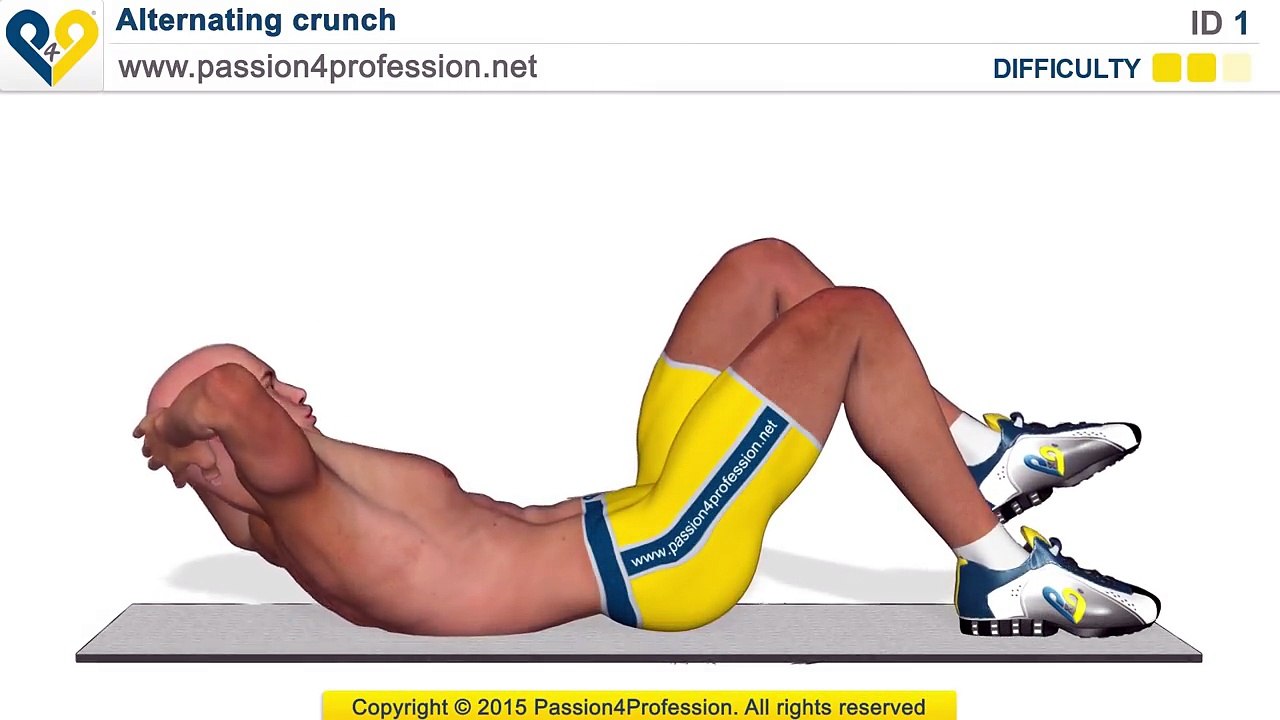 Six Pack Abs- Alternating Crunch  ( Mehar Awais 786 ) - Dailymotion