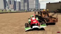 Lightning McQueen Tow Mater Chick Hicks Francesco Bernoulli Ramone Disney car Jump i belie