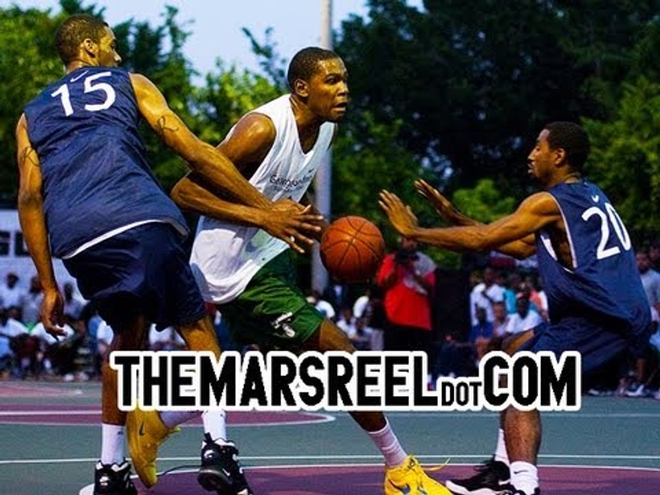 Kevin Durant & John Wall VS Brandon Jennings & James Harden; Goodman League Vs. Drew League Promo!