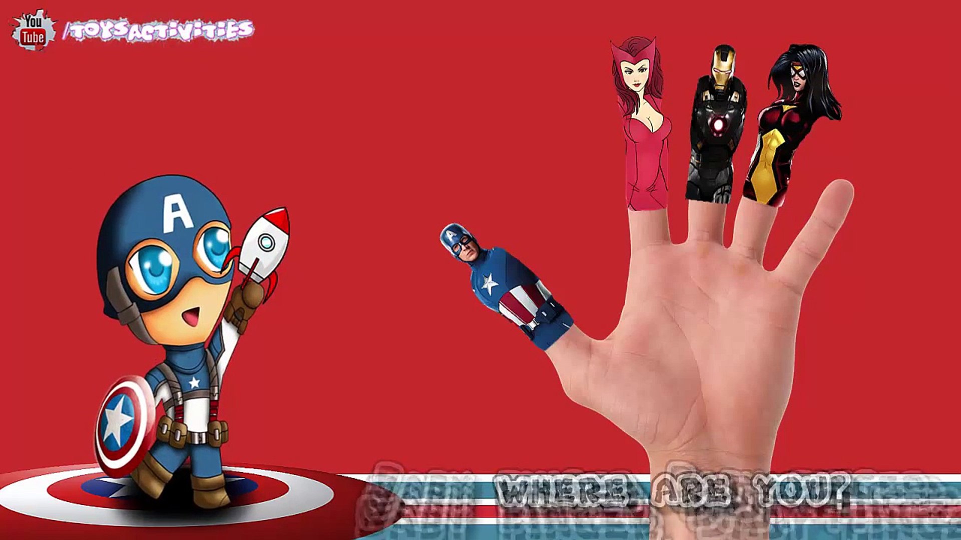 Avengers - Age of Ultron Family Finger Family Collection Avengers 2015 Finger Family Songs,Animated 