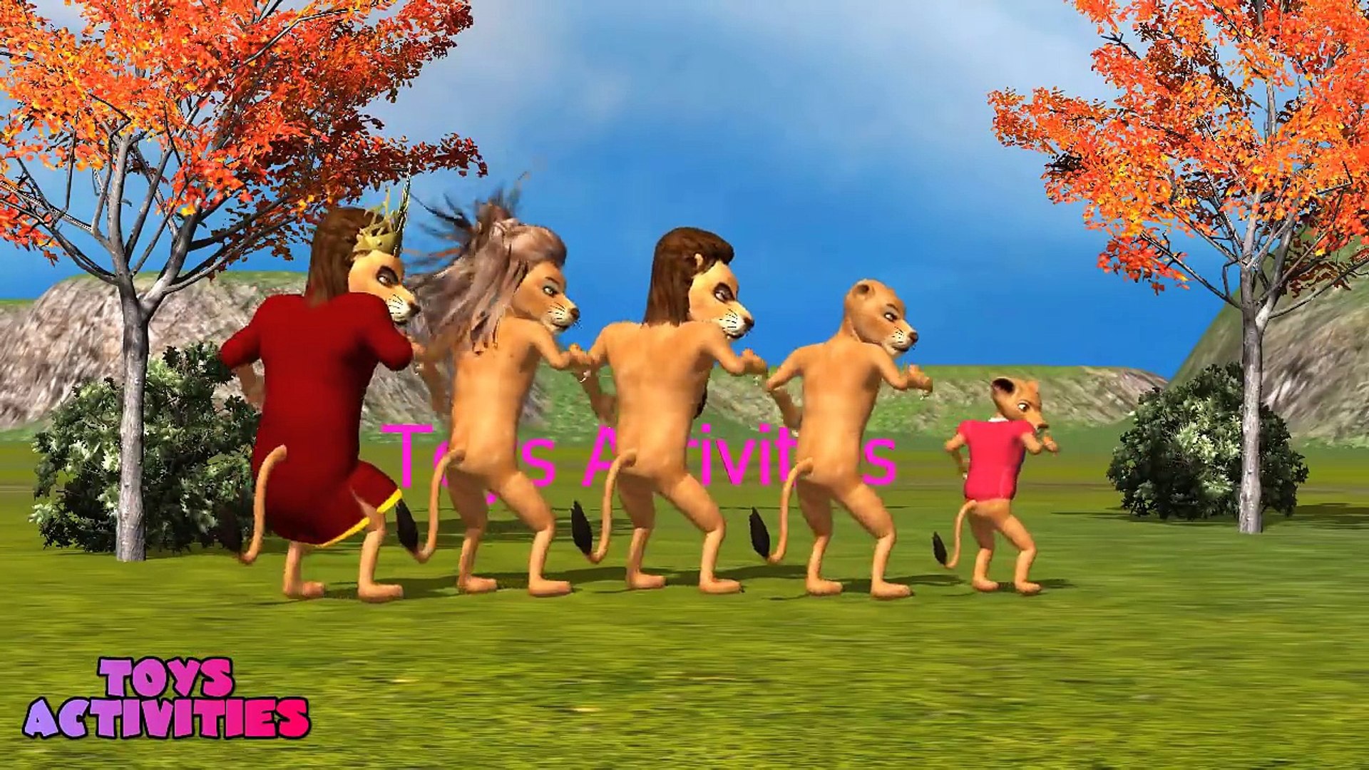 Animal Finger Family _ Finger Family Song _ 3D Animation Nursery Rhymes _ Cartoon,Animated cartoons 