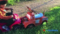 GIANT EGG SURPRISE OPENING Disney Cars Toys Tow Mater Lightning McQueen Kids Video Ryan To