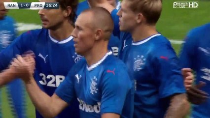 1-0 Kenny Miller Goal HD - Rangers - Progres Niederkorn 29.06.2017