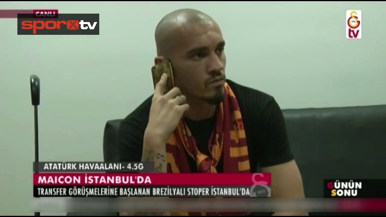 Maicon İstanbul'a geldi