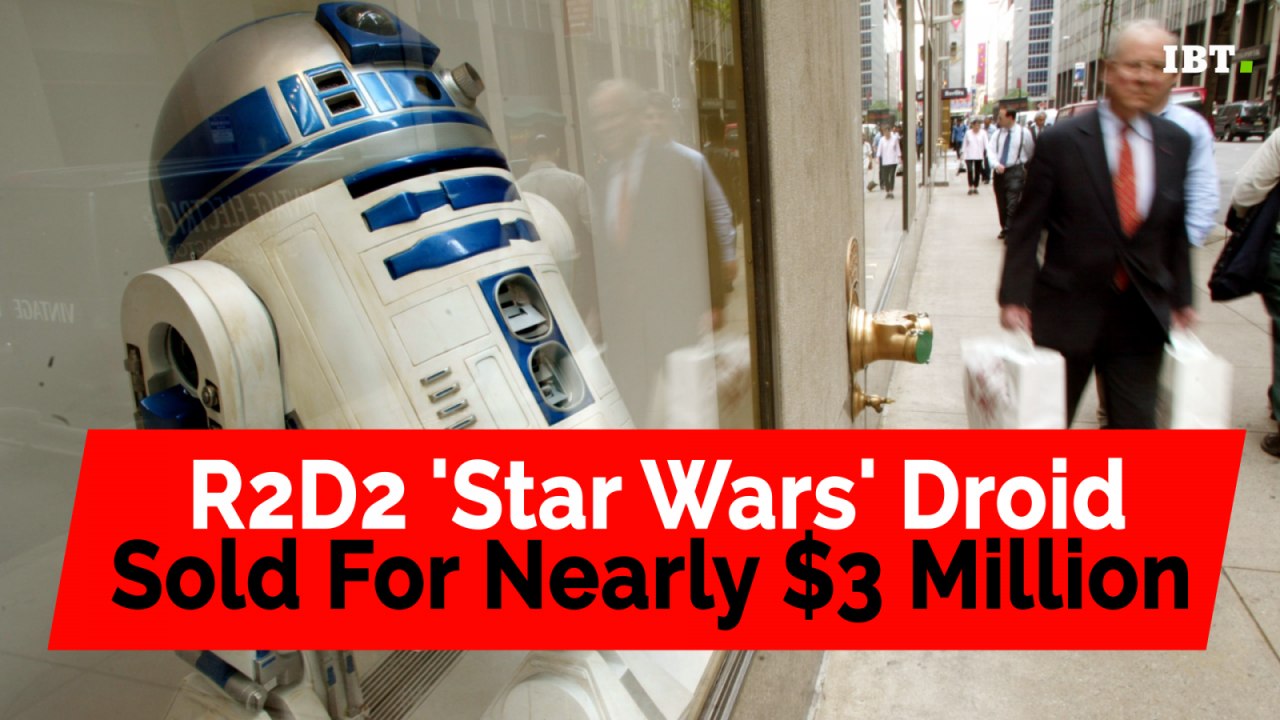 R2D2 'Star Wars' droid sold for nearly $3m at auction