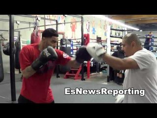 eddie alicea working for his espn fight EsNews Boxing